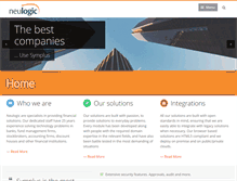 Tablet Screenshot of neulogicsolutions.com